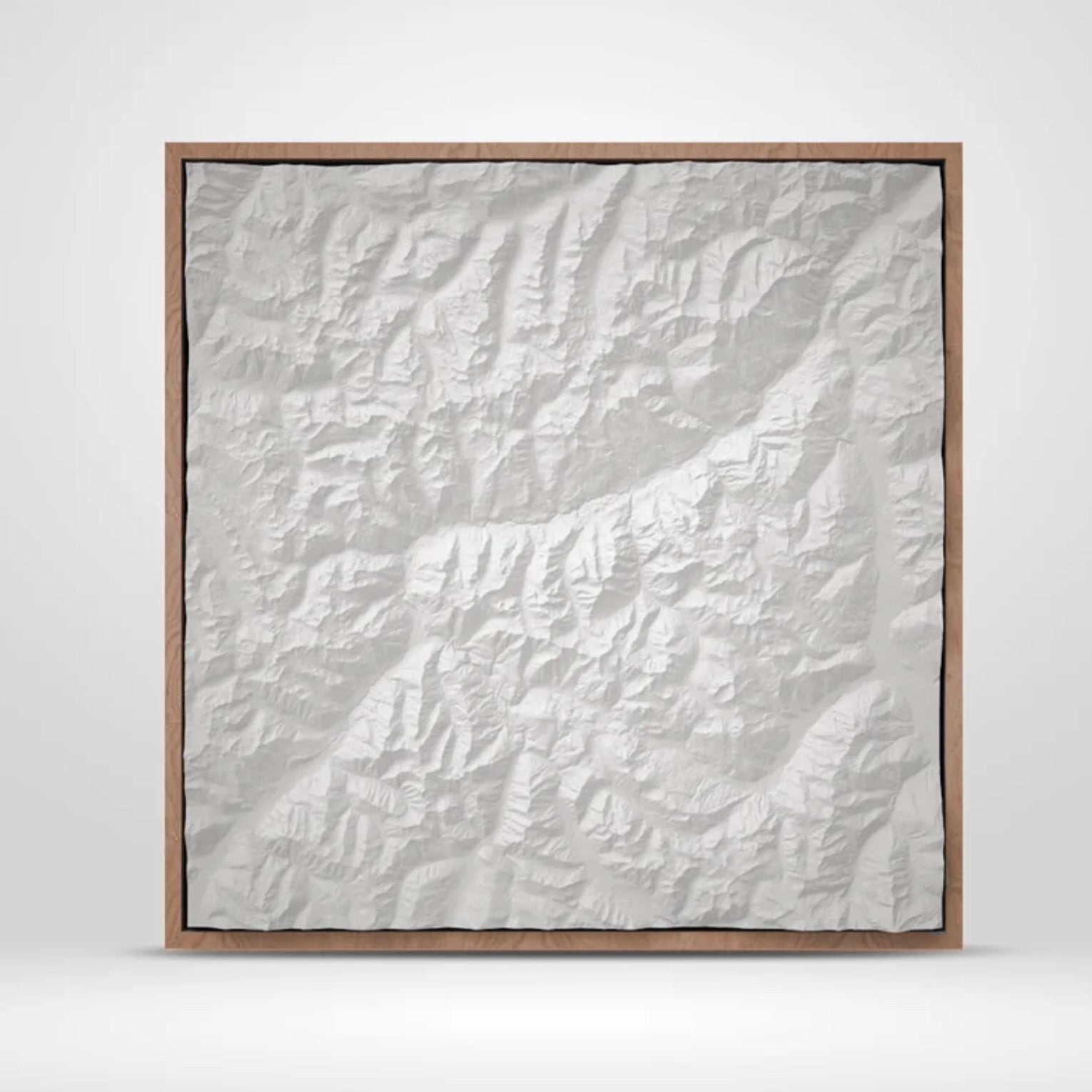 Schweizer Berge Gips Relief