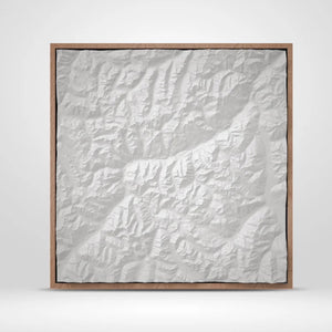 Schweizer Berge Gips Relief