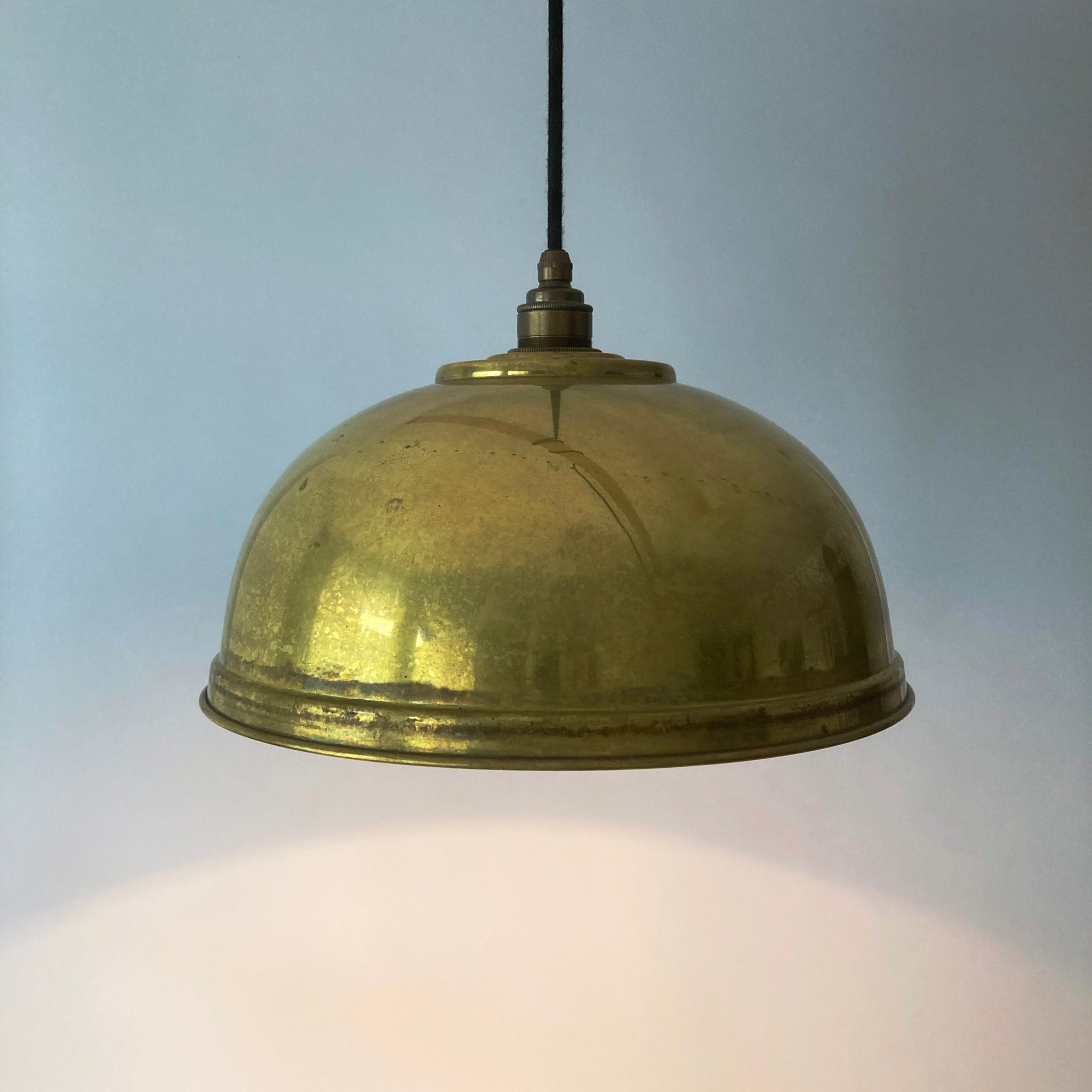 Vintage Messinglampe